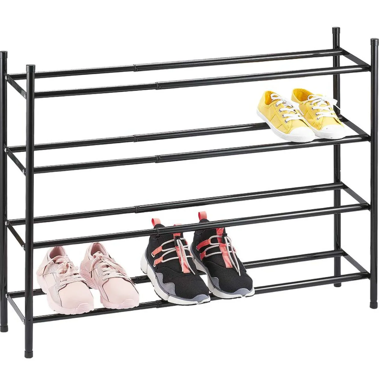 Range chaussures extensible noir 4 niveaux