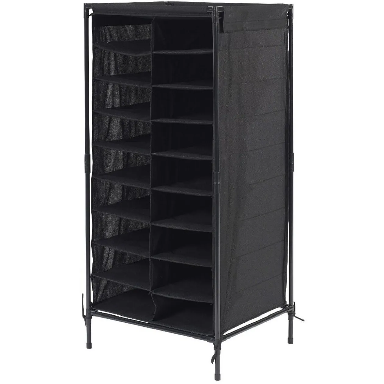 Range chaussures noir 18 paires