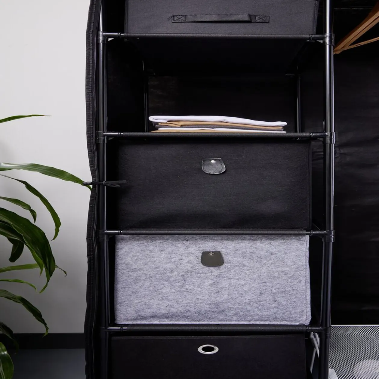 Range chaussures étagère blanche superposable 8 paires L68xl28xH22cm