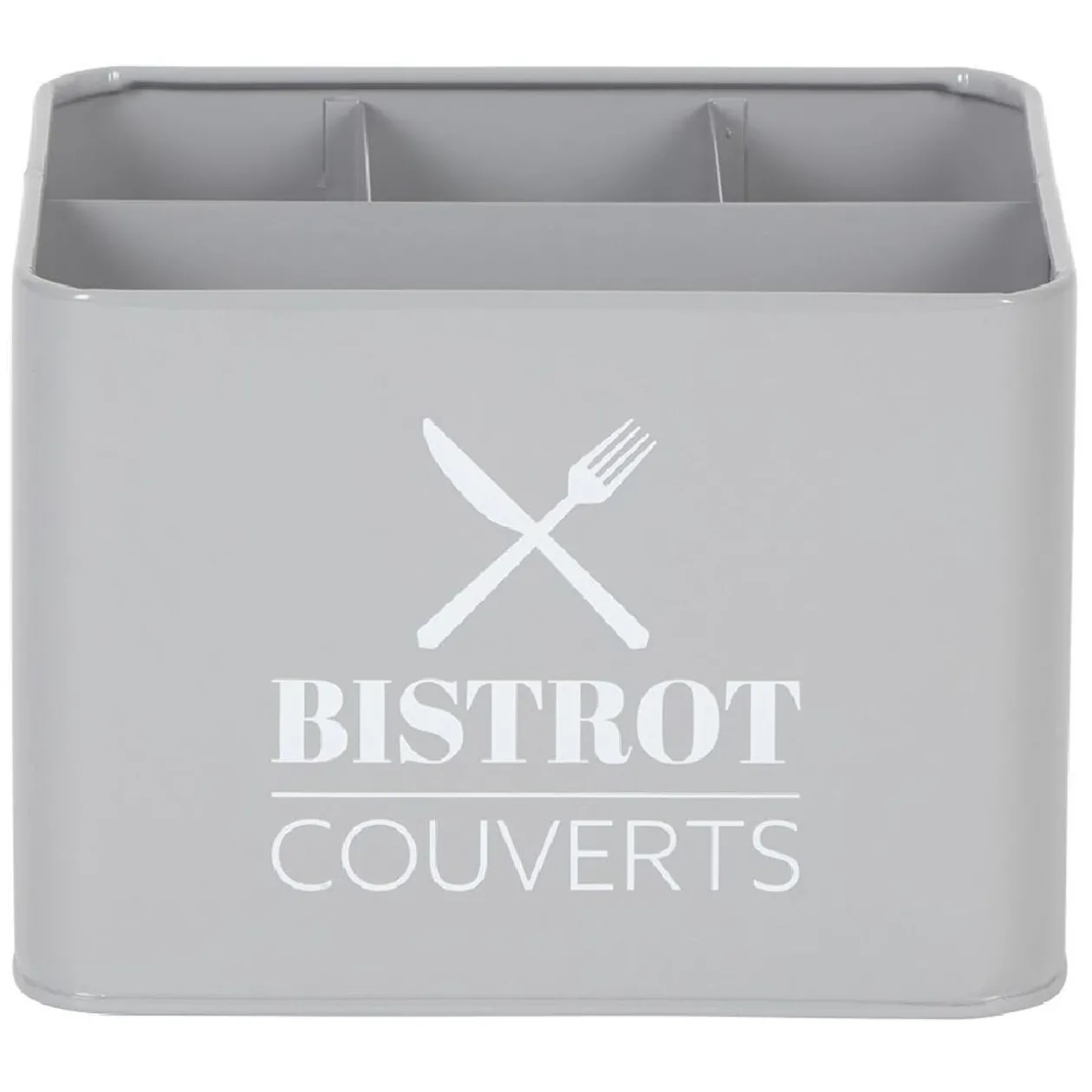 Range couvert BISTROT en métal gris