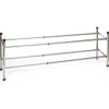 Range-chaussures extensible métal chromé