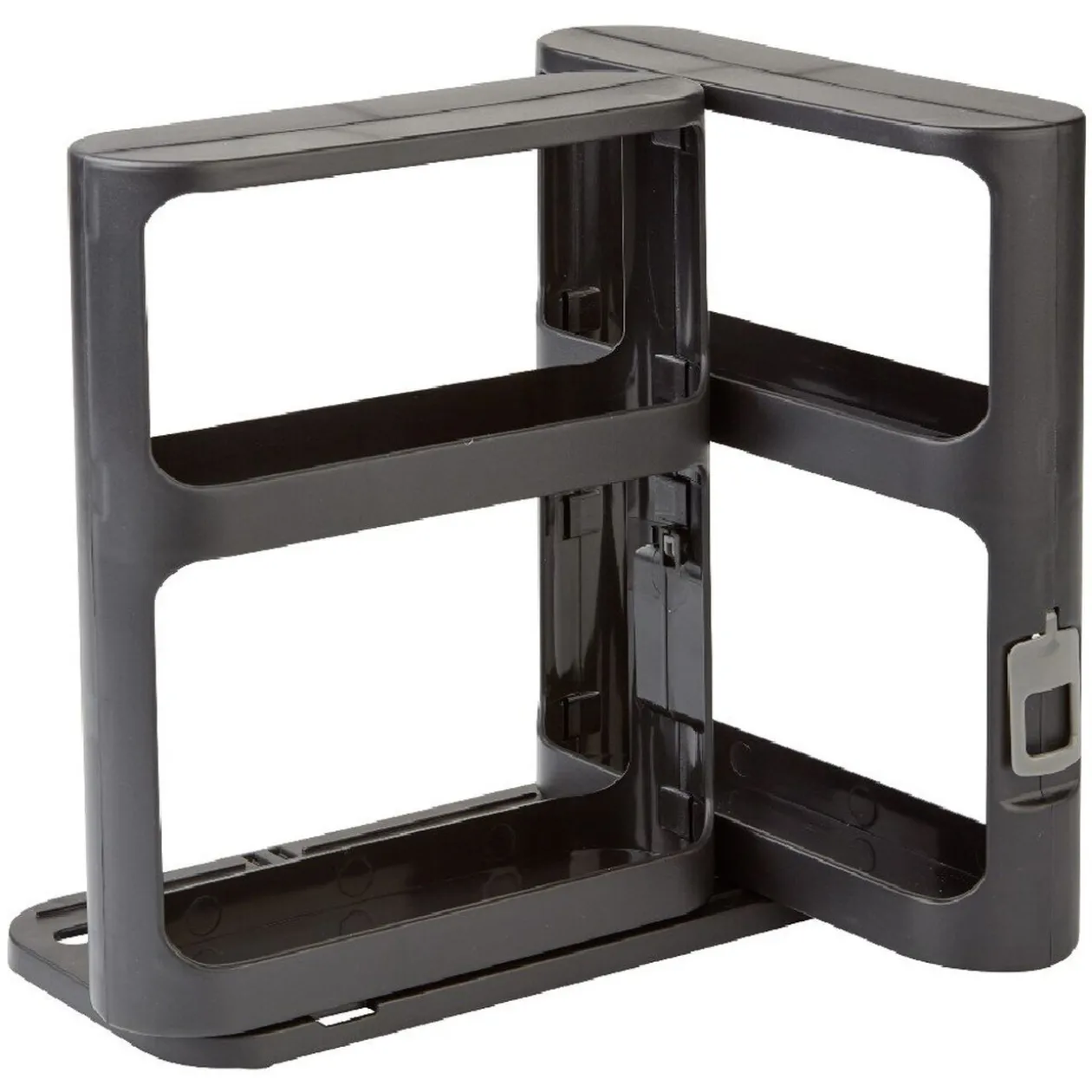 Rangement à épices coulissant 2 niveaux noir