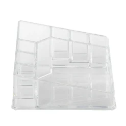 Rangement angle transparent