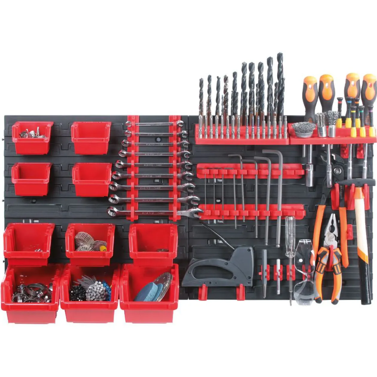 Rangement atelier mural