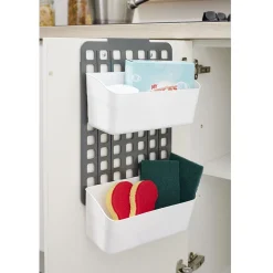 Rangement de porte ajustable gris