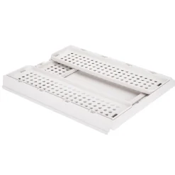 Rangement dressing superposable coulissant blanc petit modèle