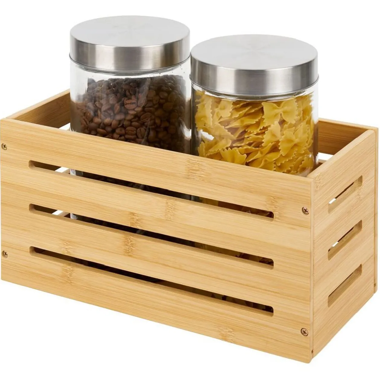 Rangement pliable en bambou 31x15xH15cm