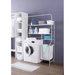 Rangement pour buanderie blanc