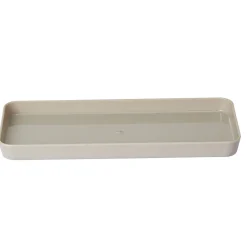 Rangement pour tiroir plastique taupe