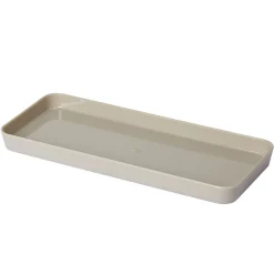 Rangement pour tiroir plastique taupe