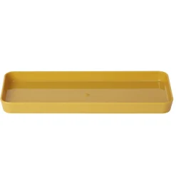 Rangement pour tiroir plastique jaune