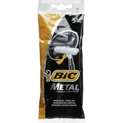 Rasoir Bic métal noir x5