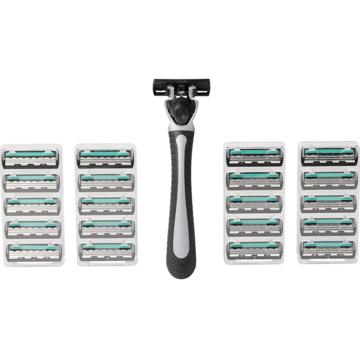 Rasoir homme avec 20 recharges 3 lames