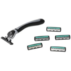 Rasoir homme avec 20 recharges 3 lames