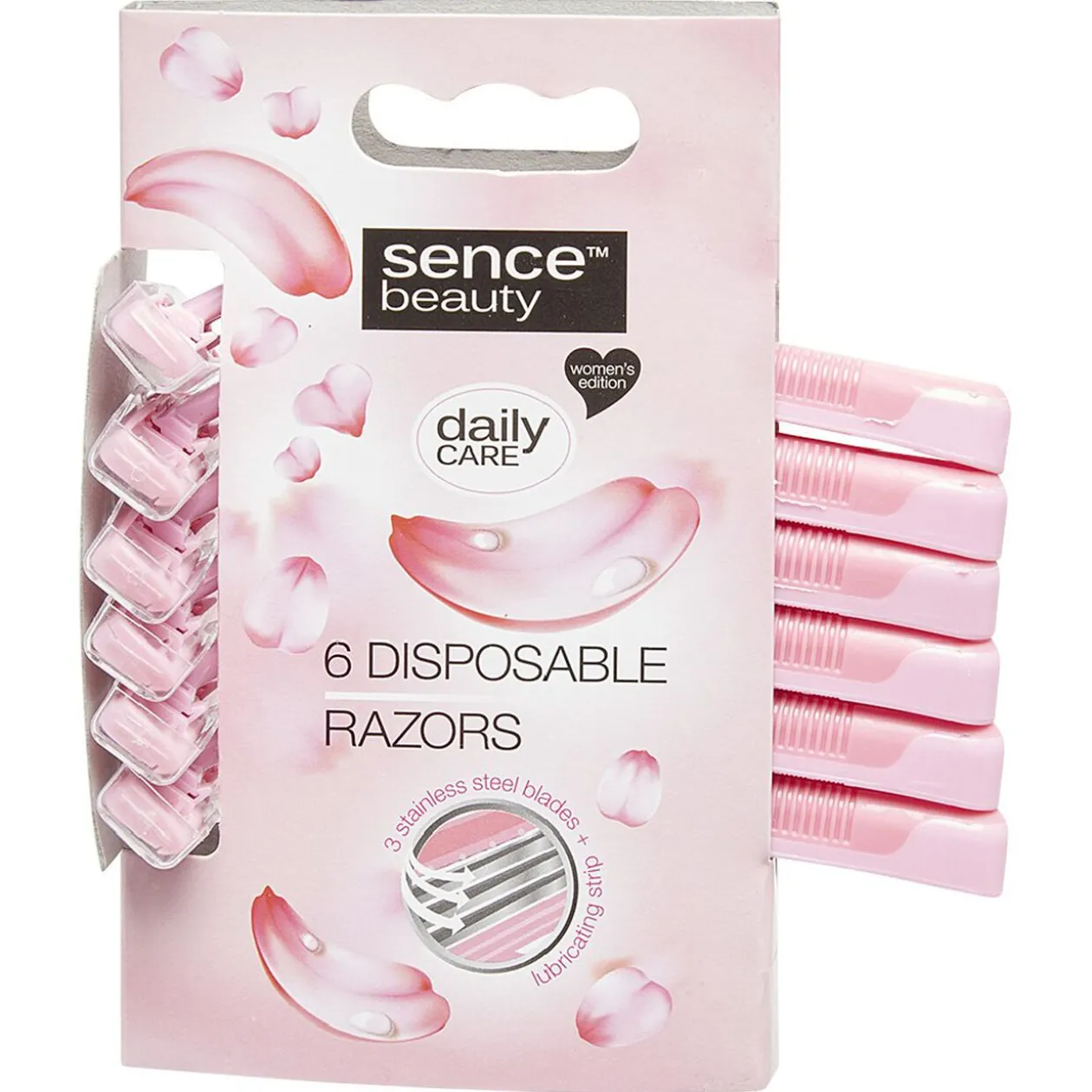 Rasoir jetable x 6 triple lame femme
