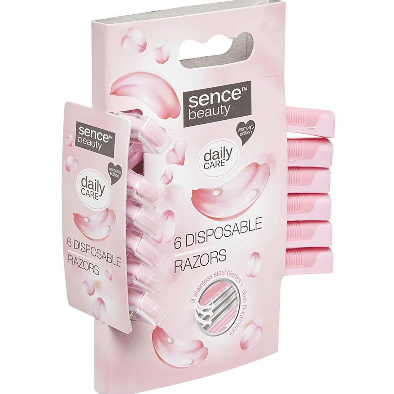 Rasoir jetable x 6 triple lame femme