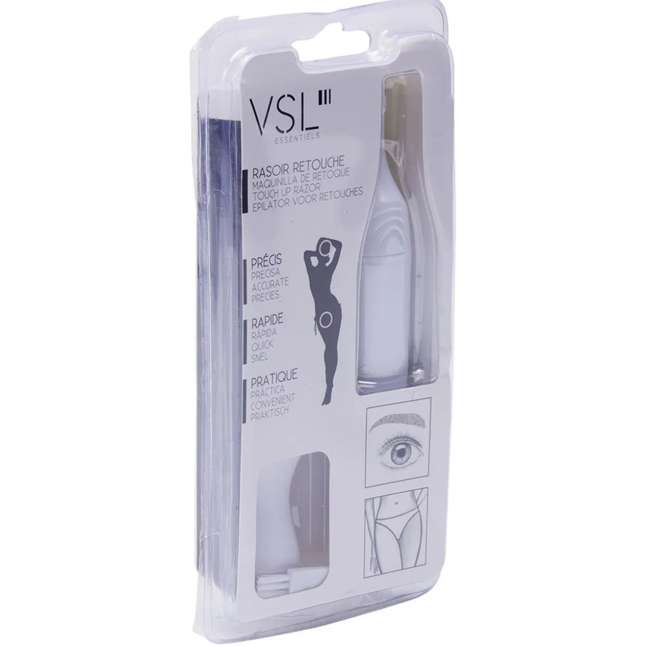 Rasoir électrique retouche corps et visage