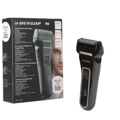 Rasoir électrique sans fil doubles lames rechargeable