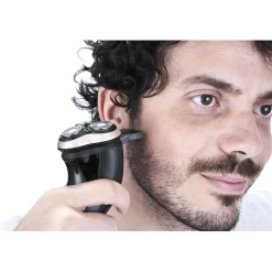 Rasoir pour homme électrique Homday Care noir et doré