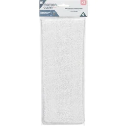 Recharge microfibre pour balai plat x2