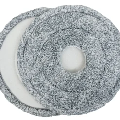 Recharge microfibre ronde pour seau essoreur Ø25,5cm x2