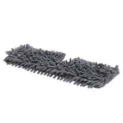 Recharge pour balai plat duo microfibre chenille gris