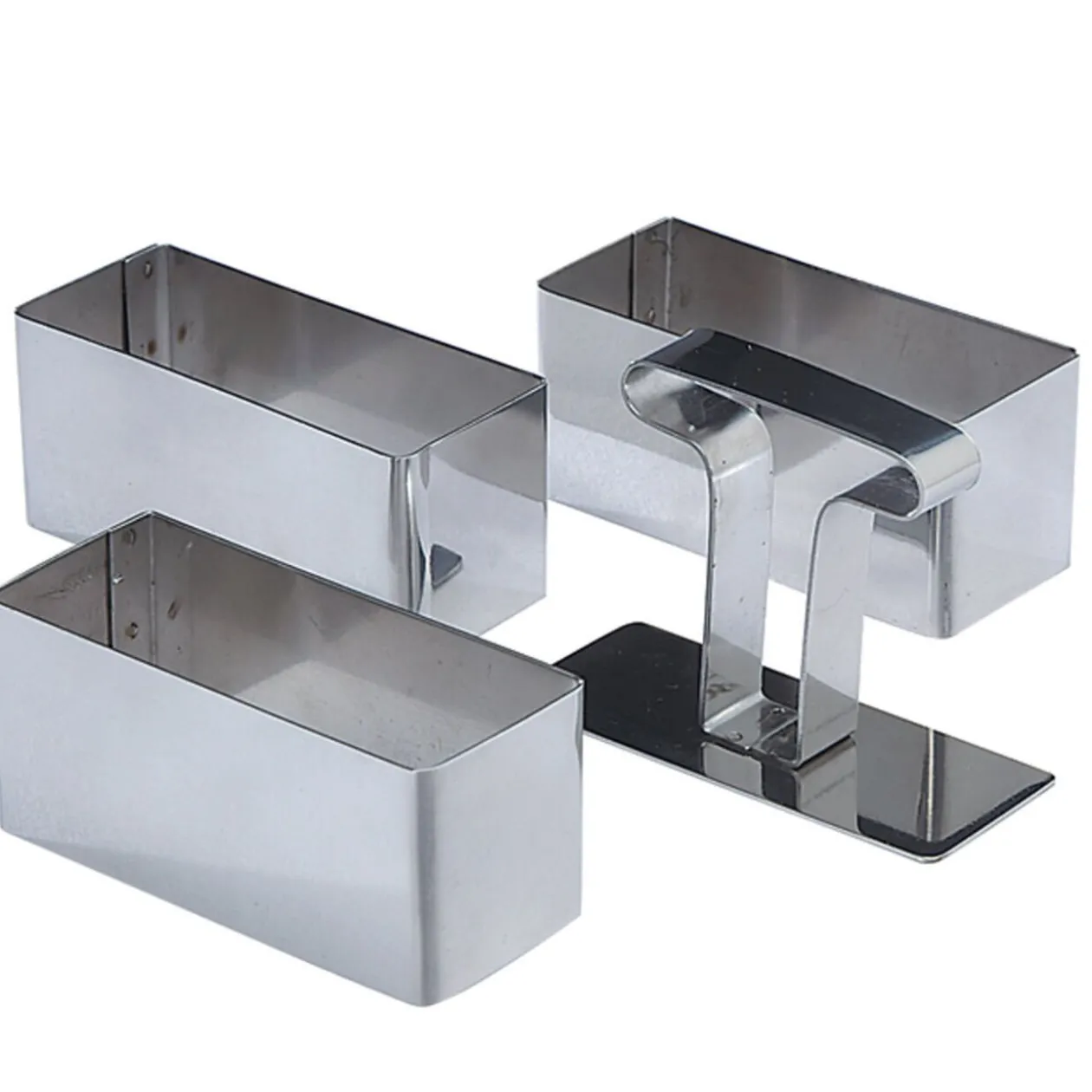 Rectangle de présentation x3 et poussoir