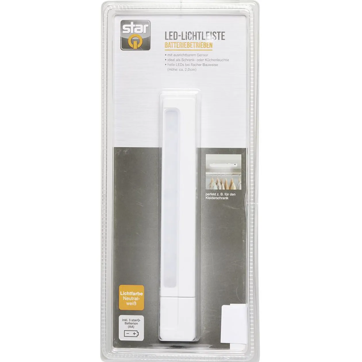 Réglette LED pour étagère et placard