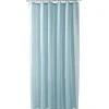 Rideau de douche bleu clair