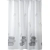 Rideau de douche design galets
