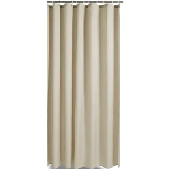 Rideau de douche effet lin 180x200cm polyester beige
