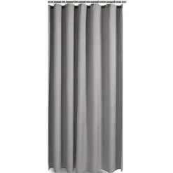 Rideau de douche effet lin 180x200cm polyester gris