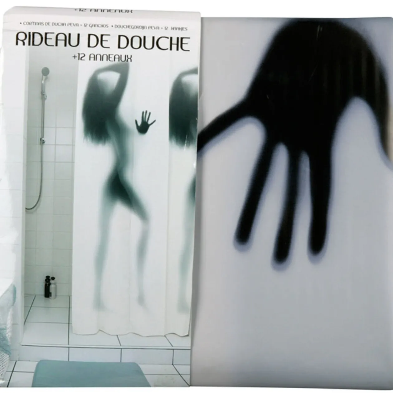 Rideau de douche femme