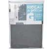Rideau de douche gris foncé sans anneaux