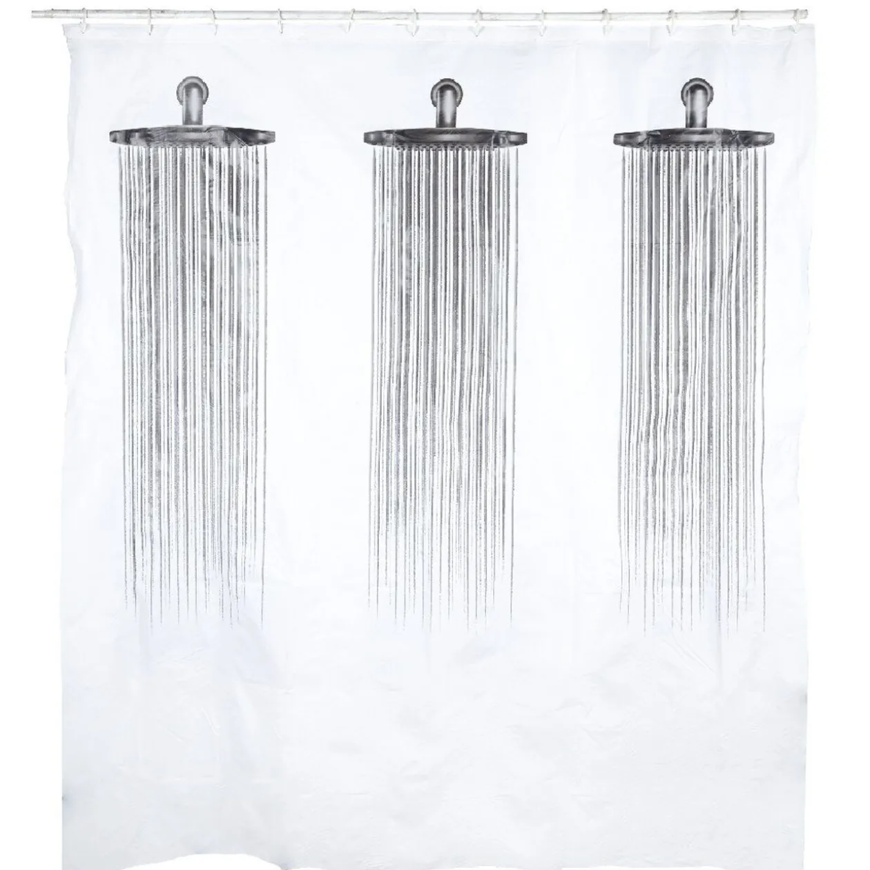 Rideau de douche motif douches