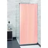 Rideau de douche rose uni