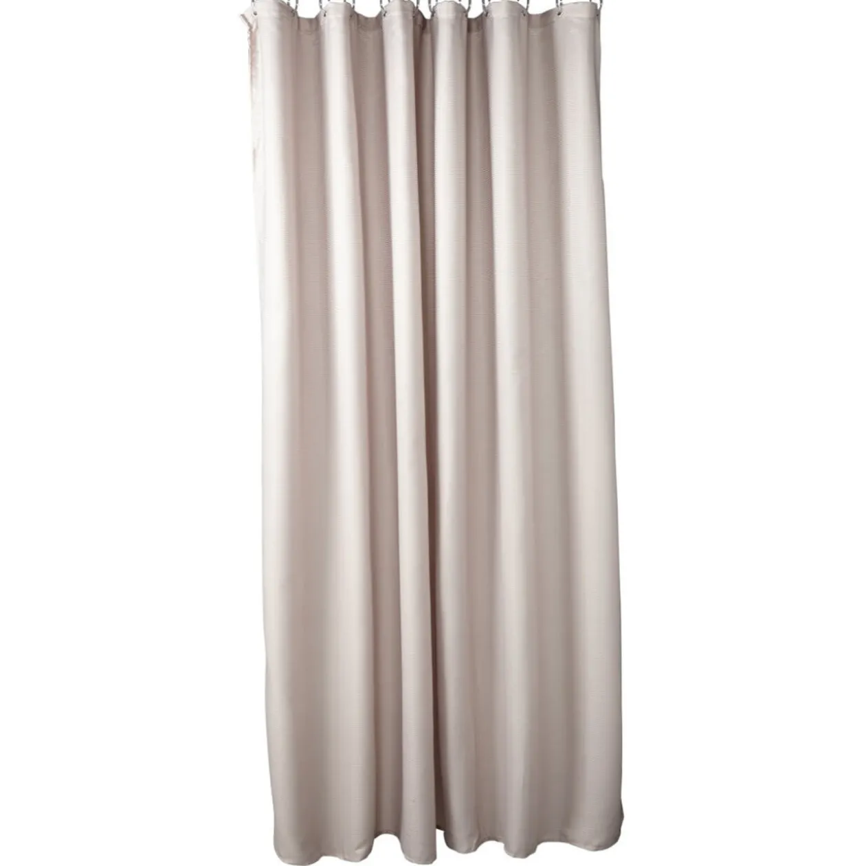 Rideau de douche taupe sans anneaux