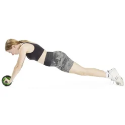 Roue abdominale avec poignées confort et tapis