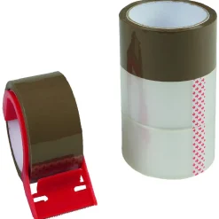 Rouleau adhésif x4 et dévidoir