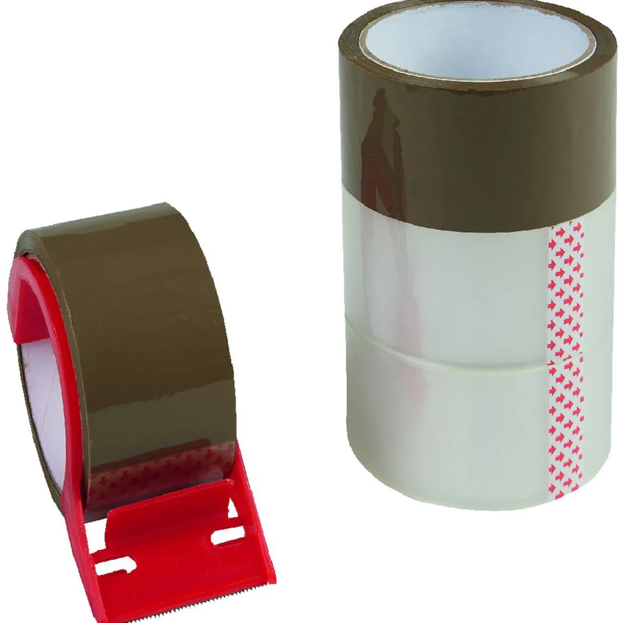 Rouleau adhésif x4 et dévidoir