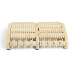 Rouleau de massage pour pieds en bois 28x18xH8cm