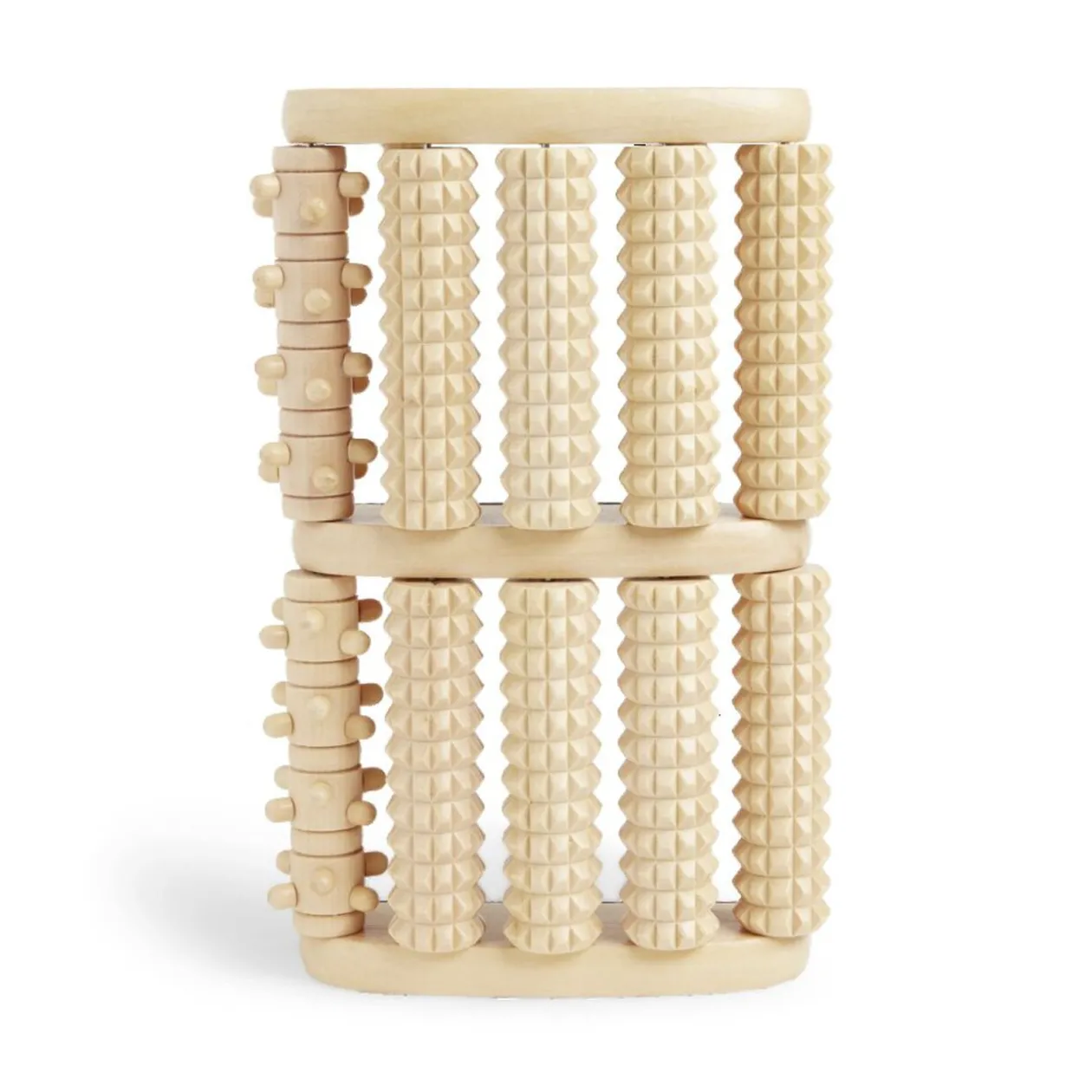 Rouleau de massage pour pieds en bois 28x18xH8cm