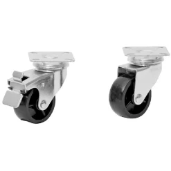 Roulette pivotante à fixer x4