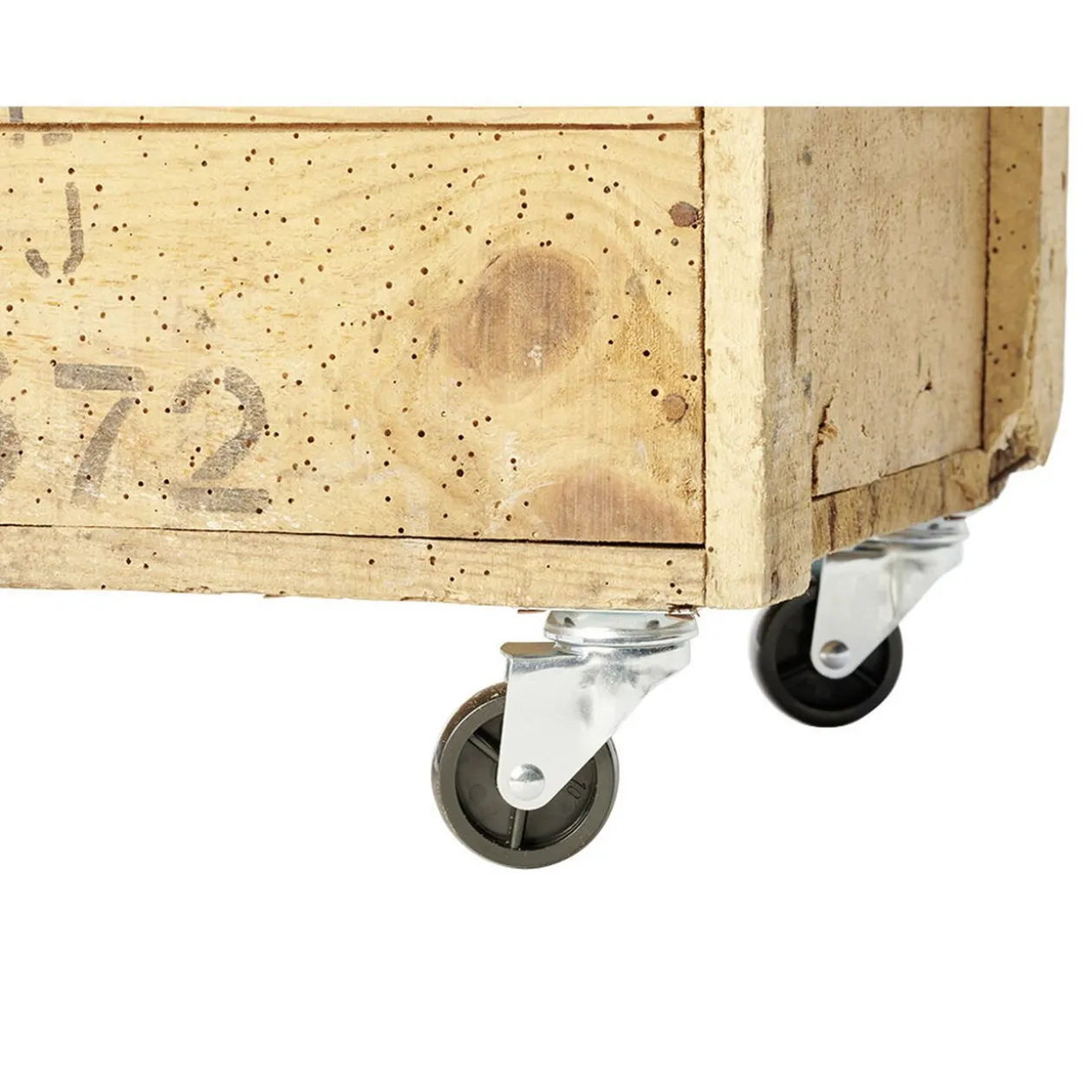 Roulette pivotante à fixer x4