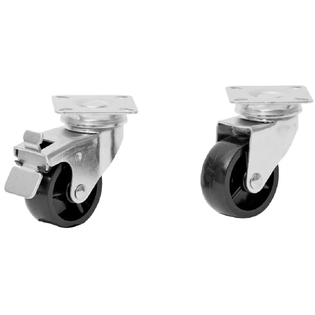 Roulette pivotante à fixer x4