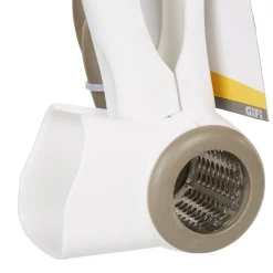 Râpe à fromage blanche et taupe