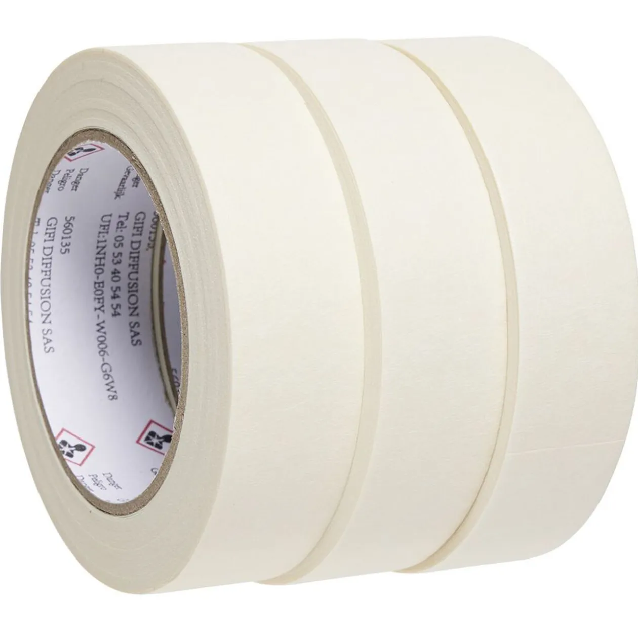 Ruban de masquage x3 - 50 m