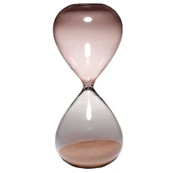 Sablier en verre irisé H.25 cm