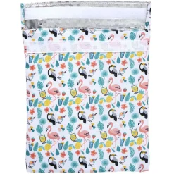 Sac à sandwich réutilisable motif tropical