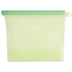 Sac de conservation alimentaire silicone réutilisable 1L x2